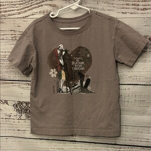 Disney The Nightmare Before Christmas Kids T-Shirt - Gray size 5/6